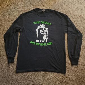 Long sleeve beetlejuice unisex Large top